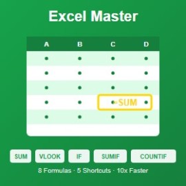Excel 必备 8 个公式 + 5 个快捷键：小白也能提速 10 倍