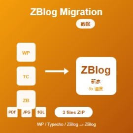 Z-Blog 数据迁移：从 WordPress / Typecho 搬站教程