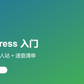 WordPress 入门：1 小时装好个人站（域名 / 主机 / 安装 / 主题 / 必备插件）