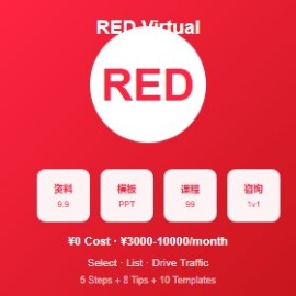 小红书虚拟资源变现：选品 + 上架 + 引流全流程